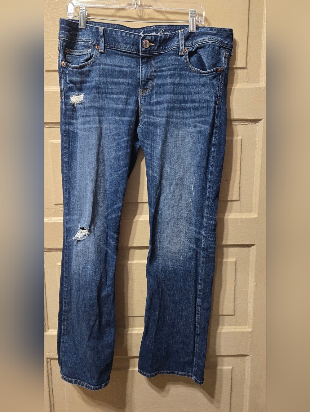 American Eagle Stretch Slim Boot Cut Denim Jeans Size 16